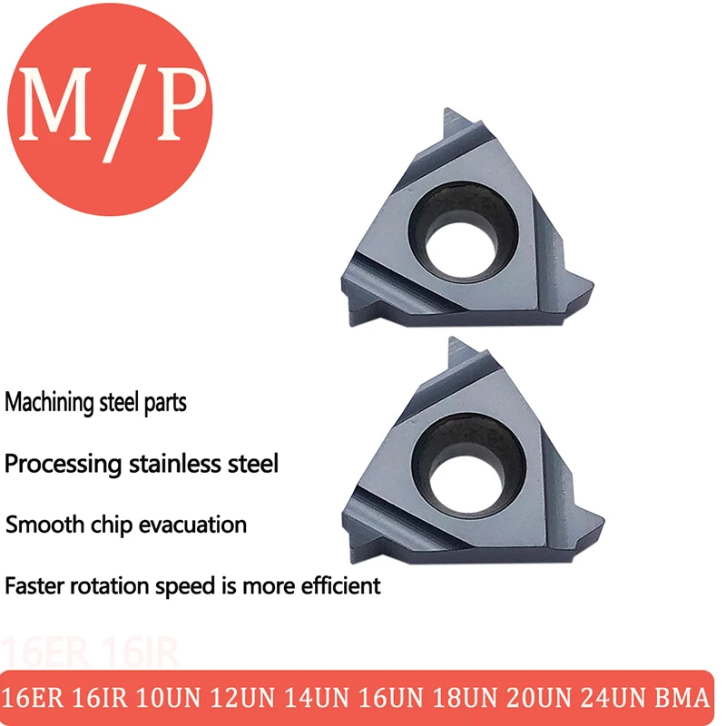 10 штук 16ER 16IR 8UN 10UN 12UN 14UN 16UN 18UN 20UN BMA токарный станок с твердосплавной вставкой с ЧПУ токарный станок с внутренней резьбой с ЧПУ