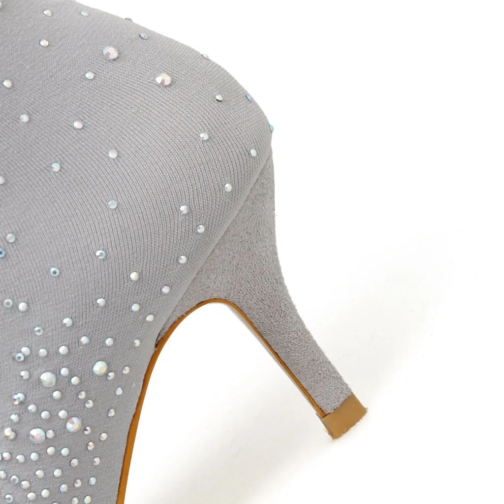 Женские однотонные высокие сапоги до бедра женские пикантные эластичные с