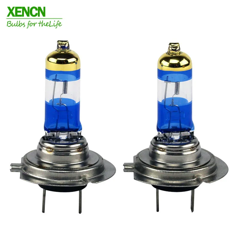 XENCN Xenon H7 12V 100W 4300k Gold Diamond Замена автомобильных фар галогенная Автомобильная противотуманная фара 30% больше Свет 75 м луч 2 pos