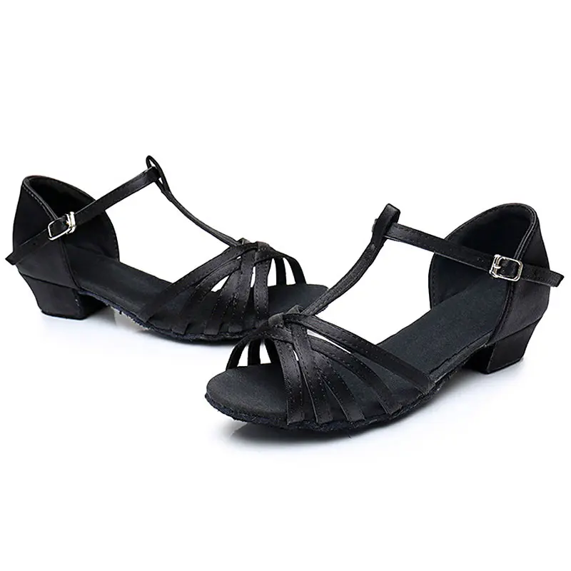 Детская обувь для латиноамериканских танцев девочек Женские туфли лодочки