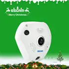 IP-камера видеонаблюдения ESCAM Shark QP180, 960P, 1,44 мм, 360 дюйма