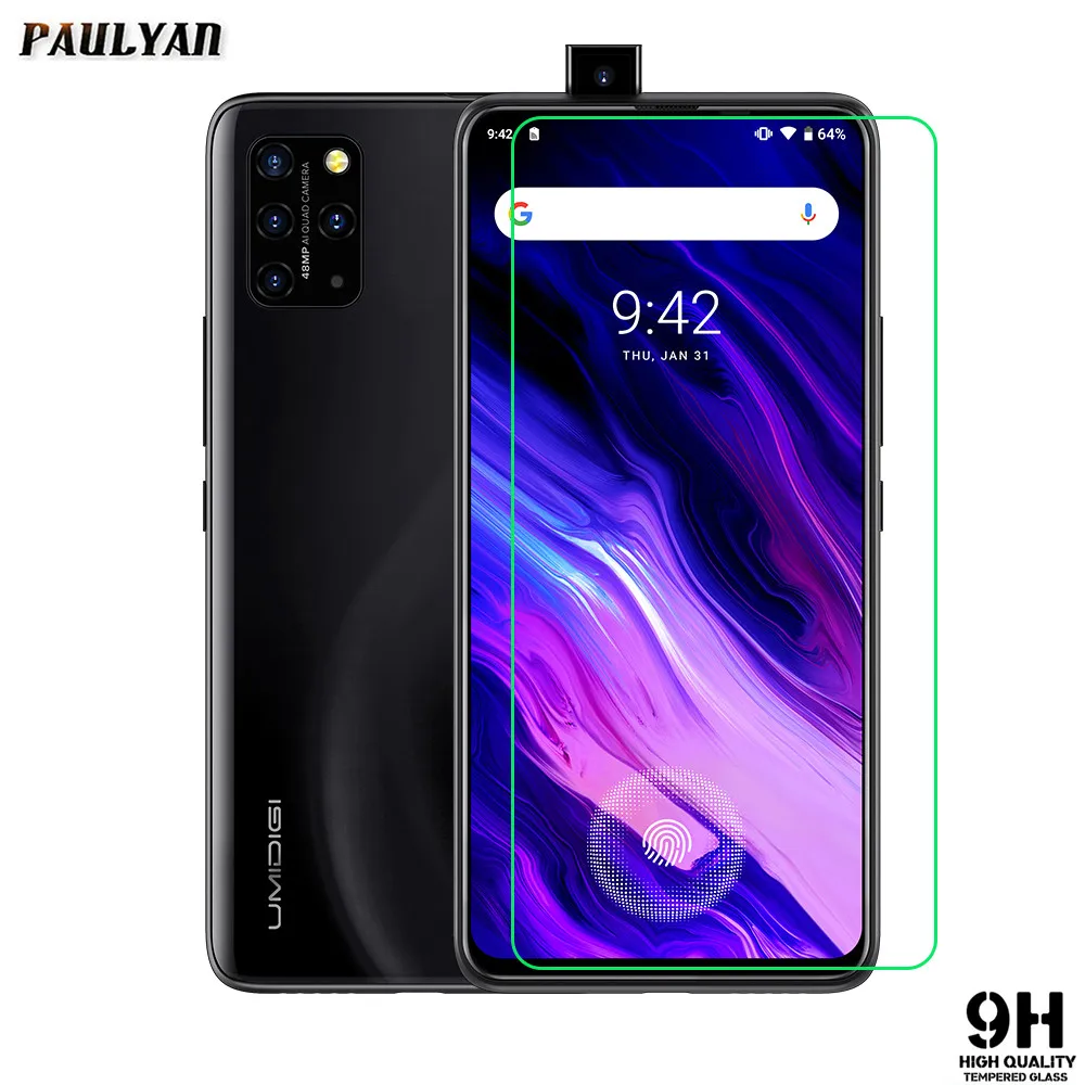9H для UMIDIGI S5 Pro закаленное стекло премиум-класса Защитная передняя зеркальная