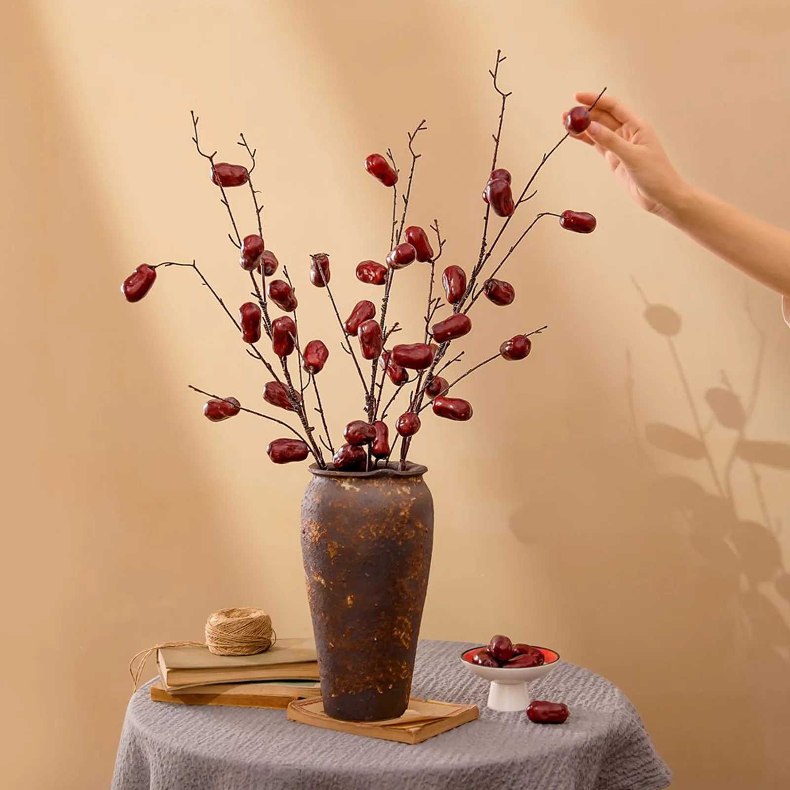 Искусственная ветка Jujube искусственное растение свадебные украшения