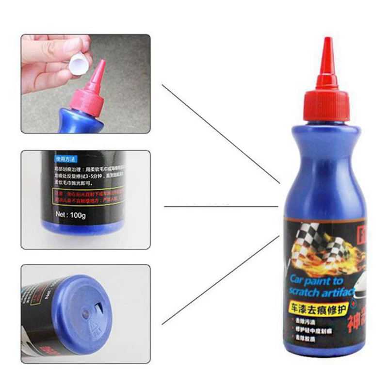 

2020 New 1PC high quality 100ml Scratch Repair Agent Viscous Scar Remove Quick Penetration Car Polish