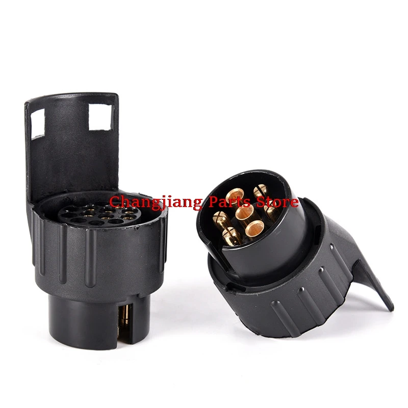 

1Pc 12V DC 13 Pin To 7 Pin Plug Adapter Car Trailer Truck Caravan Towbar Socket Converter