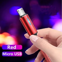 5a micro usb cable led fast charging micro data cord for huawei samsung xiaomi android mobile phone accessories charger cables