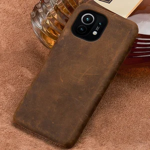 Genuine PULL-UP Leather Case for Xiaomi Mi 11 Ultra 10 10T 11T Poco X3
Pro F3 GT Cover For Redmi Note 10 Pro 9T Note 11 8 9 Pro