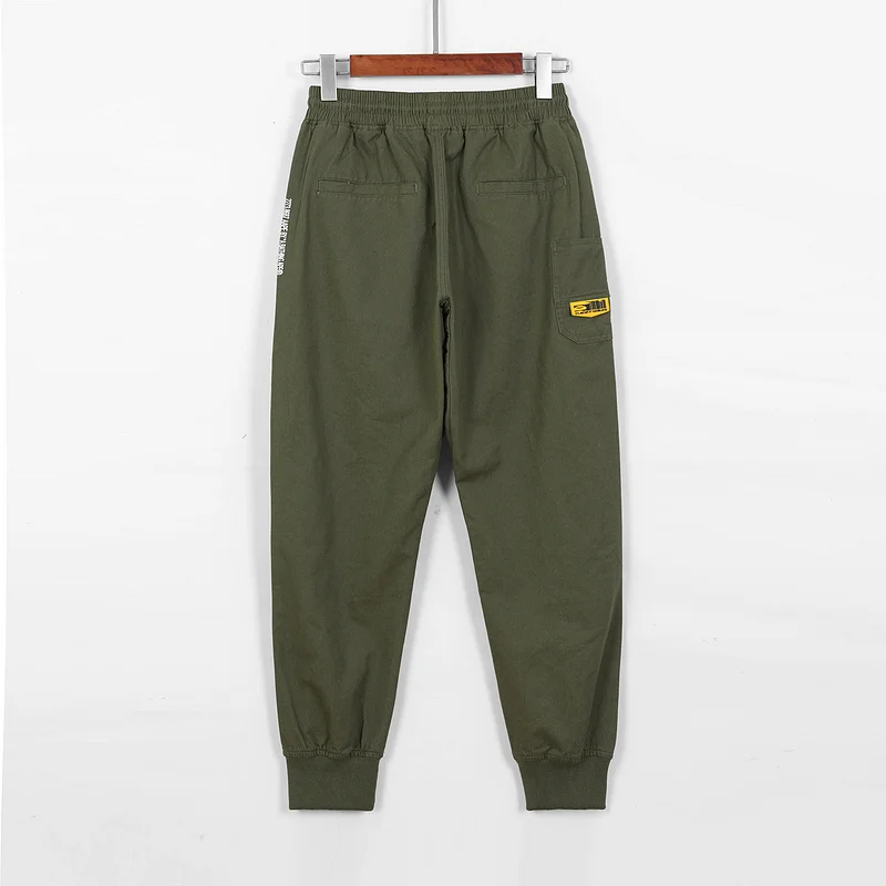 

Aapenow Plain Joggers Elastic Waist Stretch Trousers Harajuku Sweatpants Military Camouflage Plus Size Trousers for 100kg