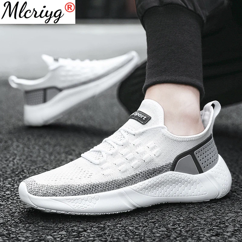 

Светильник кие дышащие размера плюс мужские кроссовки, новинка 2021, мужские кроссовки для бега, высококачественные удобные мужские спортивн...