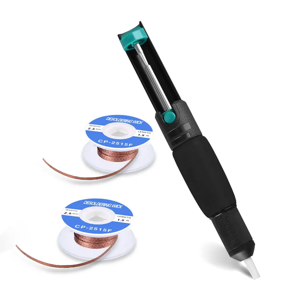 

Plastic Powerful Desoldering Pump Suction Tin Vacuum Soldering Iron Desolder Gun Soldering Sucker Pen Removal Hand Welding Tools