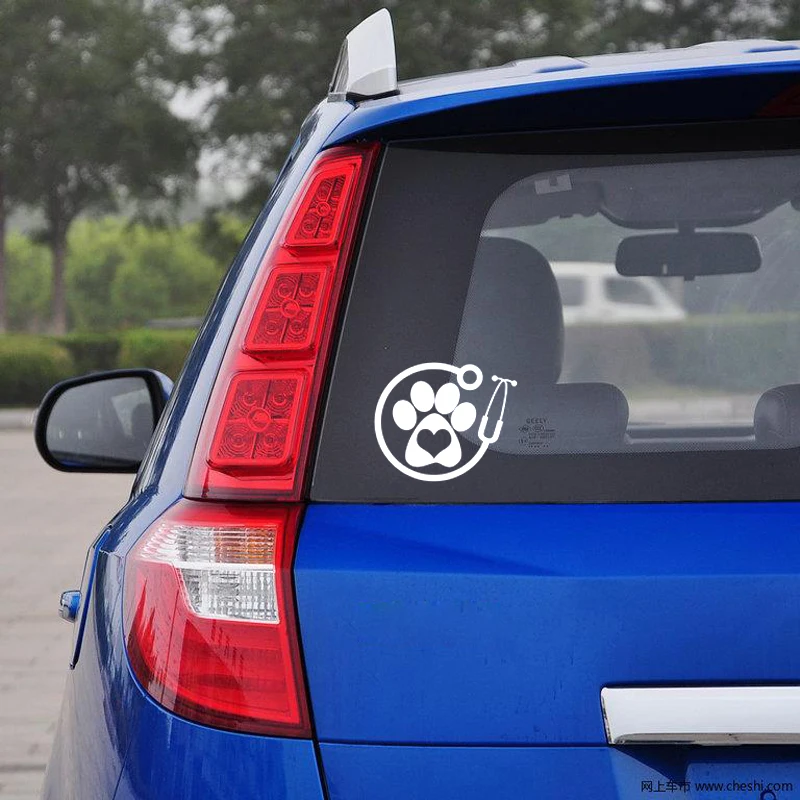 Ветеринарная наклейка на окно ноутбук автомобиль забавная индивидуальная