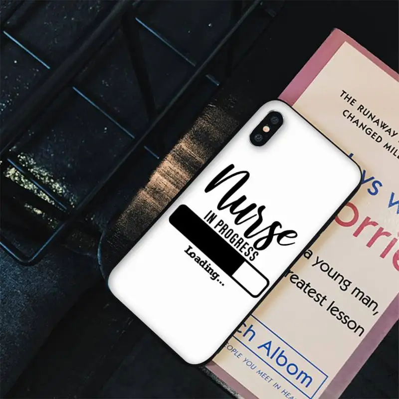YNDFCNB Nurse Medical Medicine Health heart and stethoscope Phone Case for iPhone 11 12 pro XS MAX 8 7 6 6S Plus X 5S SE 2020 XR