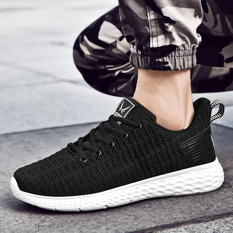 Мужская Спортивная обувь сетчатые кроссовки женские дышащие повседневные