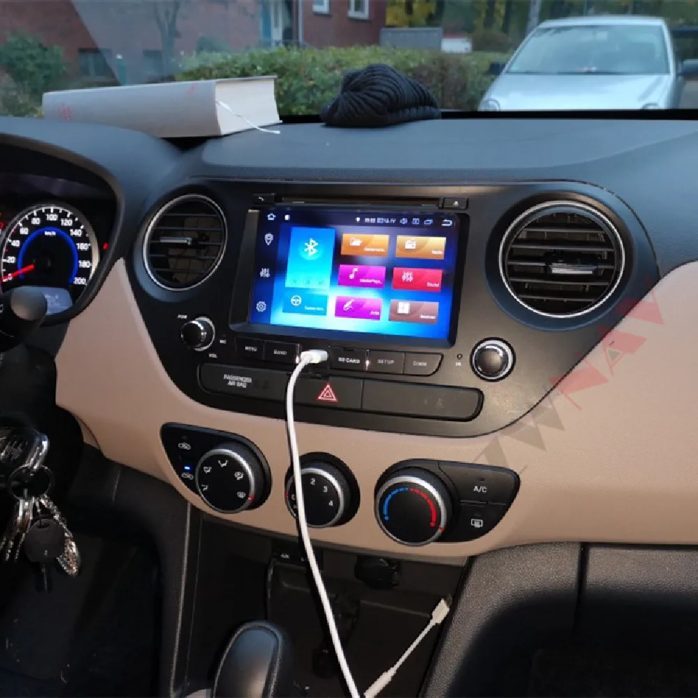 Андроид 10 4 + 64G DSP Радио DVD плеер GPS навигации для Hyundai I10 I 2013 2014 2015 2016 2018