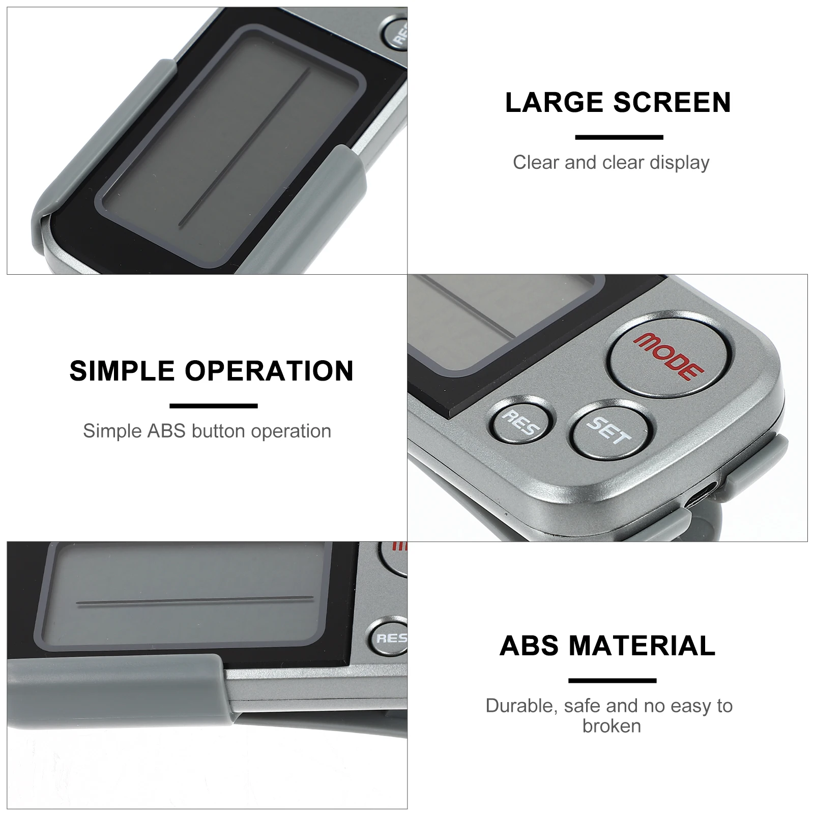 

Multi-functional Walking Step Counter 3D Pedometer Portable Running Pedometer Calories Counting LCD Display Fitness Equipment