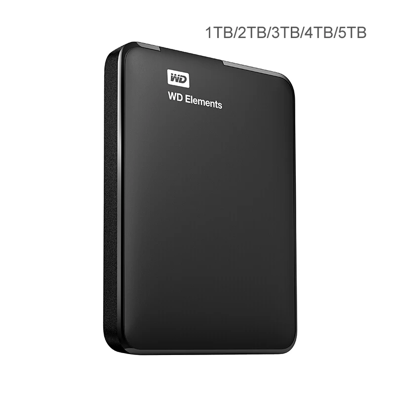 

Портативный жесткий диск Western Digital WD Elements, внешний жесткий диск на 1 ТБ, 4 ТБ, 2,5 дюйма, USB, оригинальный жесткий диск для ПК и ноутбука