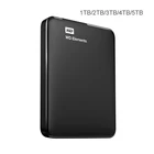 Портативный жесткий диск Western Digital WD Elements, внешний жесткий диск на ТБ, 4 ТБ, 2,5 дюйма, USB, оригинальный жесткий диск для ПК и ноутбука