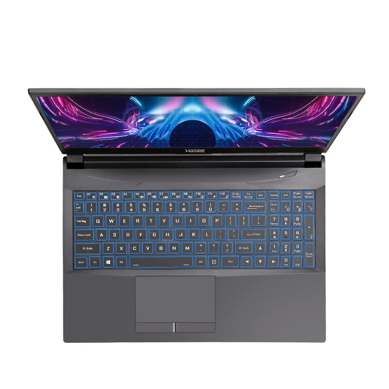 Hasee Z7 CT7NK ноутбук для GamingI7 9750H + GTX1660Ti 6GGDDR6/16G ram/256G SSD 1 ТБ HDD/DOS/15 6 ''IPS) высокой