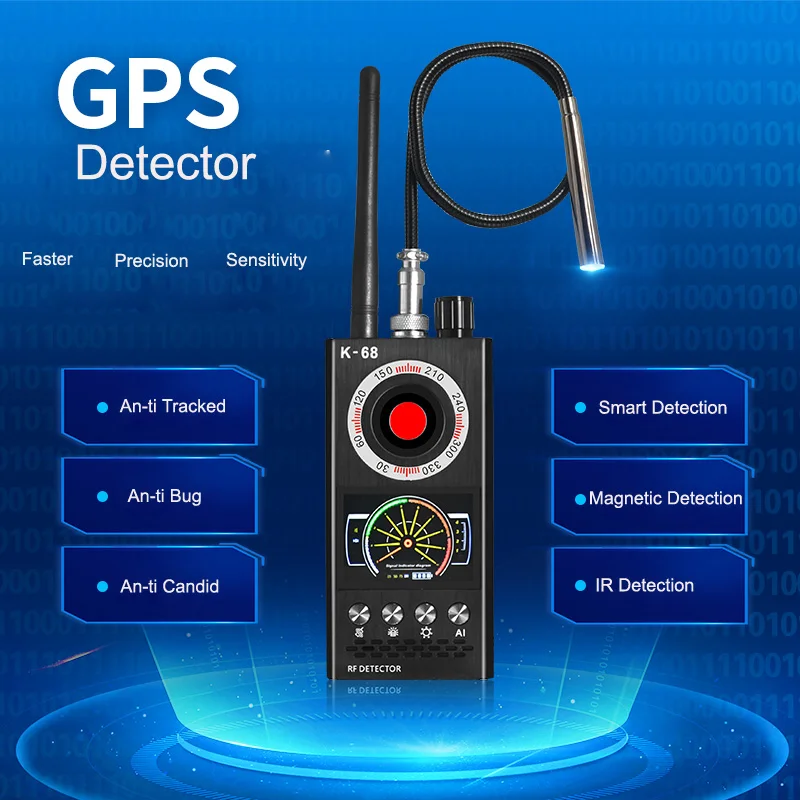 Радиочастотный сканер K68 Pro беспроводной GSM трекер для обнаружения сигналов и
