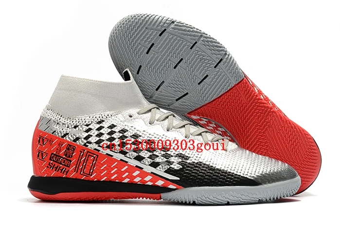 

New cheap SUperFlys IC indoor Soccer shoes high ankle football boots