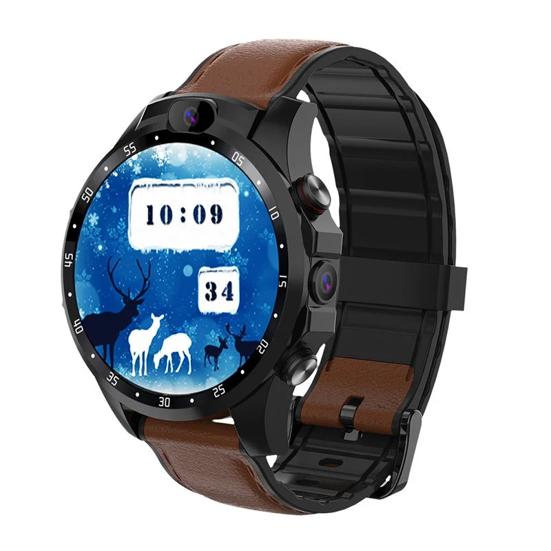 x360 pro brown Смарт-часы X360 Android 7,1 3 ГБ 32 ГБ 2МП камера ip67 водонепроницаемые 4g умные часы для samsung gear S3 HUAWEI Watch 2 pro KW88 Z28 - Цвет: x360 pro brown