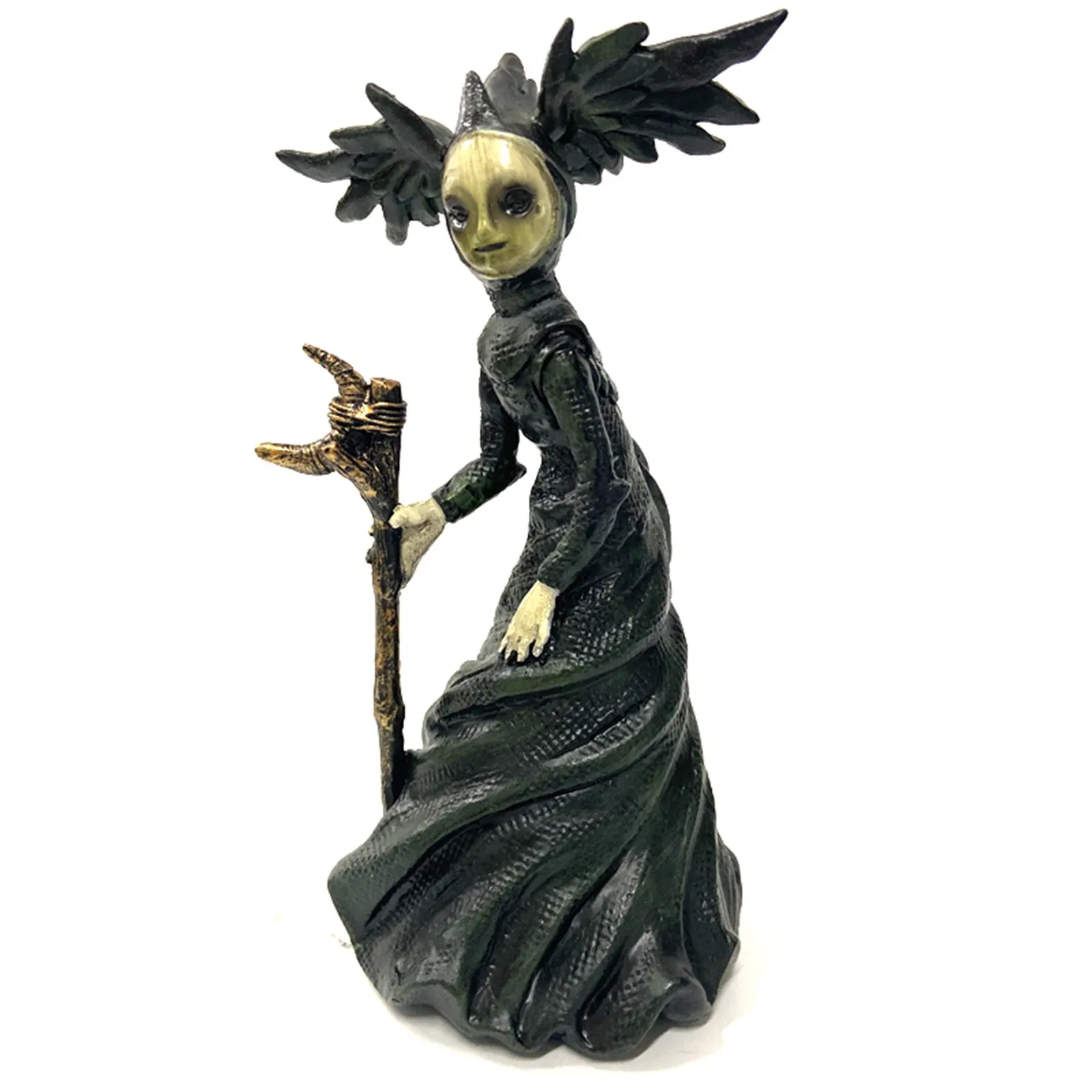 Черная и необычная Художественная Скульптура ведьмы украшение для сада 2 шт.