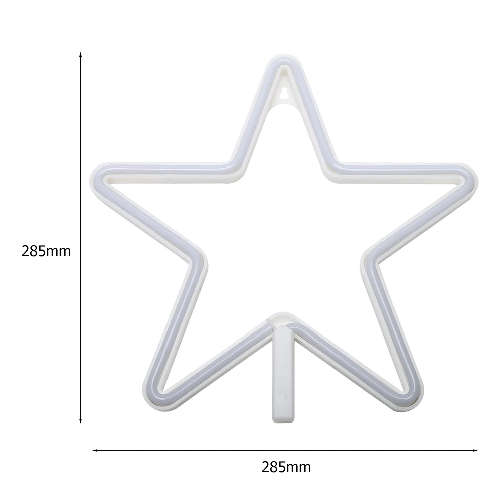 

1PC Led Neon Light Colorful Star Shape Neon Sign Night Light Led Lamp For Birthday Wedding Party Home Decor Valentine's Day Gift