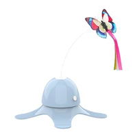 pet toy electric white 17 517 510 5cm cat toys automatic durable non toxic teaser wand pink butterfly funny exerciser