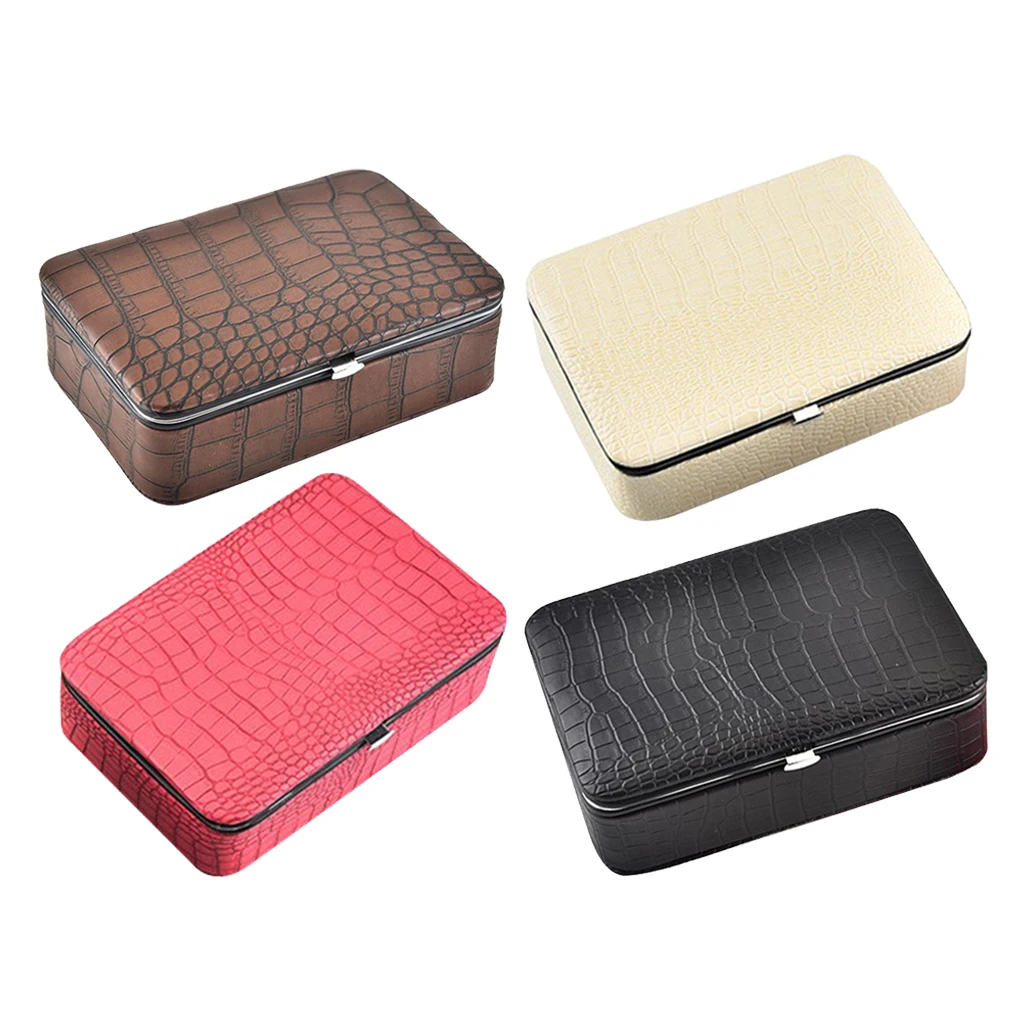 Pu Leather Jewelry Box Lockable Case Large Space Storage Organizer | Украшения и аксессуары