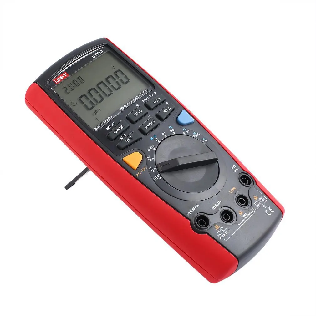 

Intelligent Digital Multimeter UNIT DC/AC Volt Current Meter Handheld Ammeter Diode Capacitance Tester 20000 MultitesterUT71A