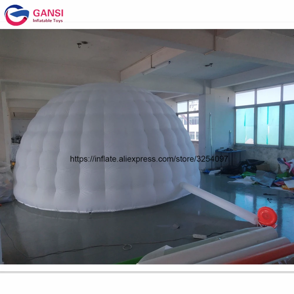 Бесплатная доставка. Надувной шатер igloo. свадебный под заказ. Светодиодный