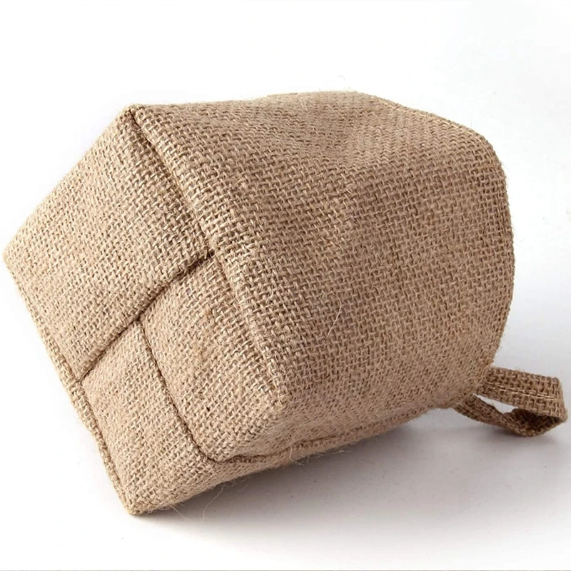 

Wall-Hanging Storage Bags Cotton Linen Storage Basket Foldable Wall-Hanging Basket Family Organizer Box Decorative Bag