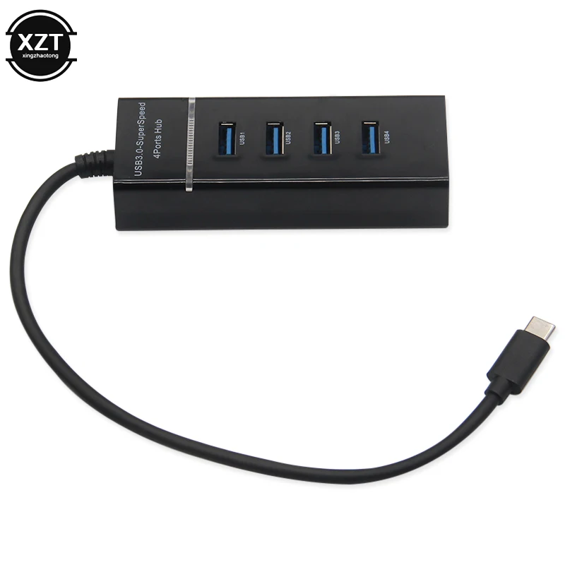 USB-разветвитель с 4 портами 3 0 дюйма Type-c |
