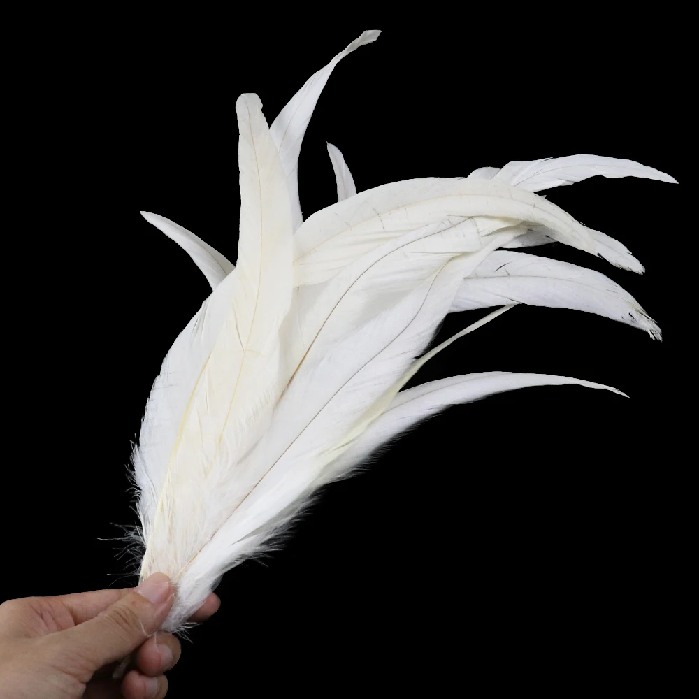 Натуральные белые перья для рукоделия изготовления ювелирных изделий головной