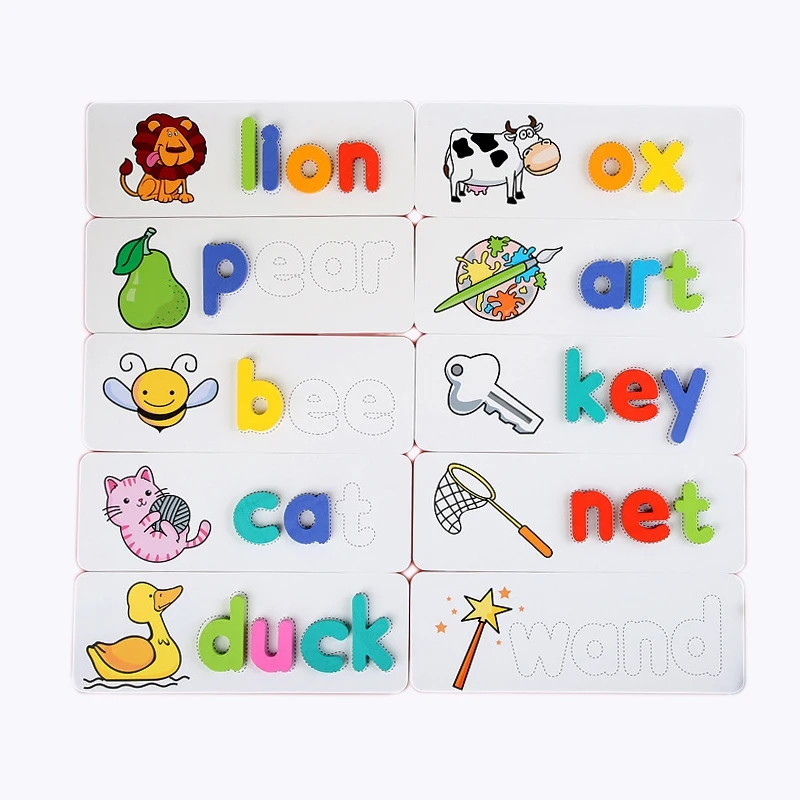 

Лидер продаж, детский деревянный развивающий алфавит, игра-головоломка с буквами, блоки для чтения, развивающие игрушки для малышей