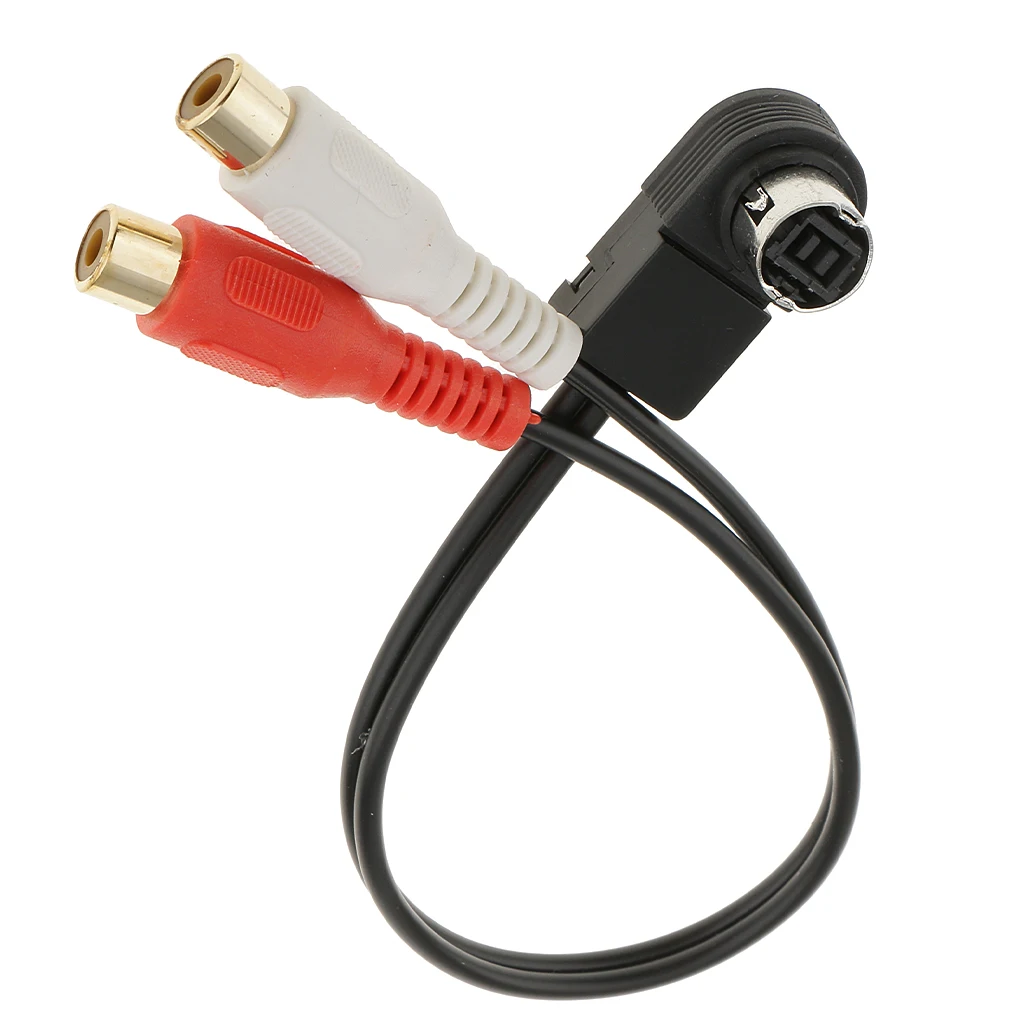 1 шт. Ai Net Radio To Aux 2 RCA аудио вход Адаптер сплиттер для Alpine CDA 7894 7893 9805 и т. Д. 25 см/10