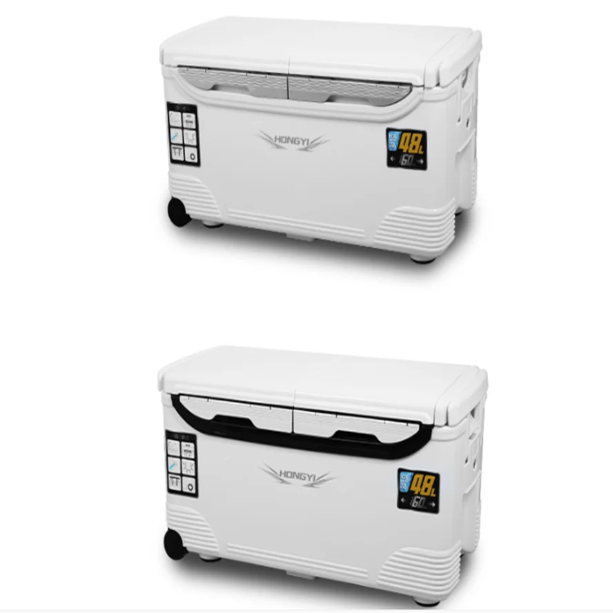

Thicken 48L Vaccine Box Outdoor Fishing Sea Fishing Incubator Fresh-keeping and Cold-keeping Car Refrigerator Live Bait Box