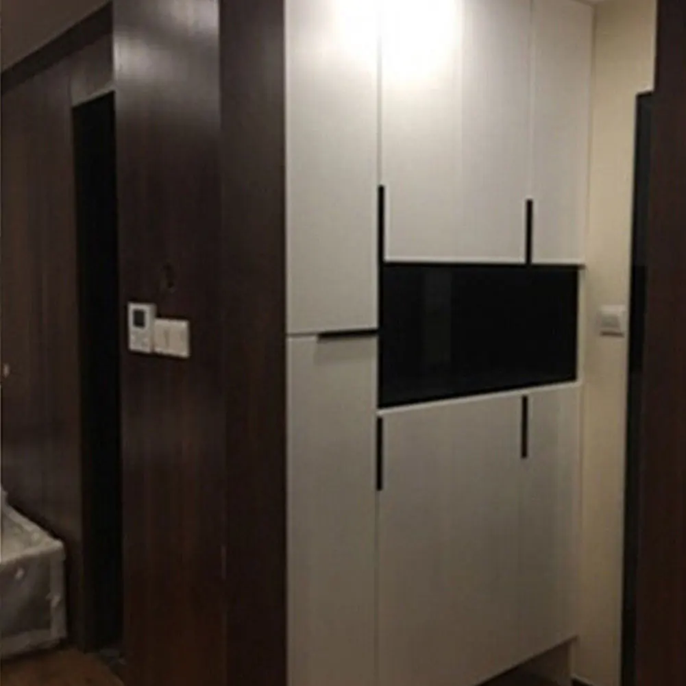 Алюминий сплав Кухня шкафа шкаф ручка для раздвижной двери дверей выдвижных