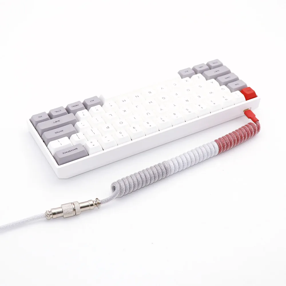 SK61 механическая клавиатура и USB Спиральный кабель NKRO Gateron оптический
