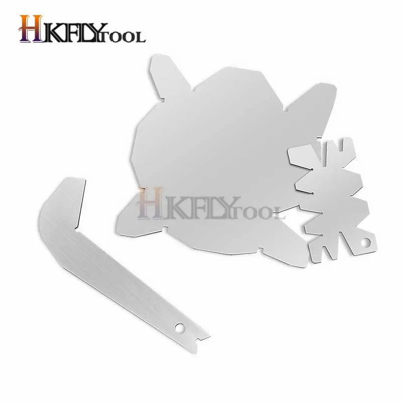 3 шт./компл. градусный передний край измеритель из нержавеющей стали заточка