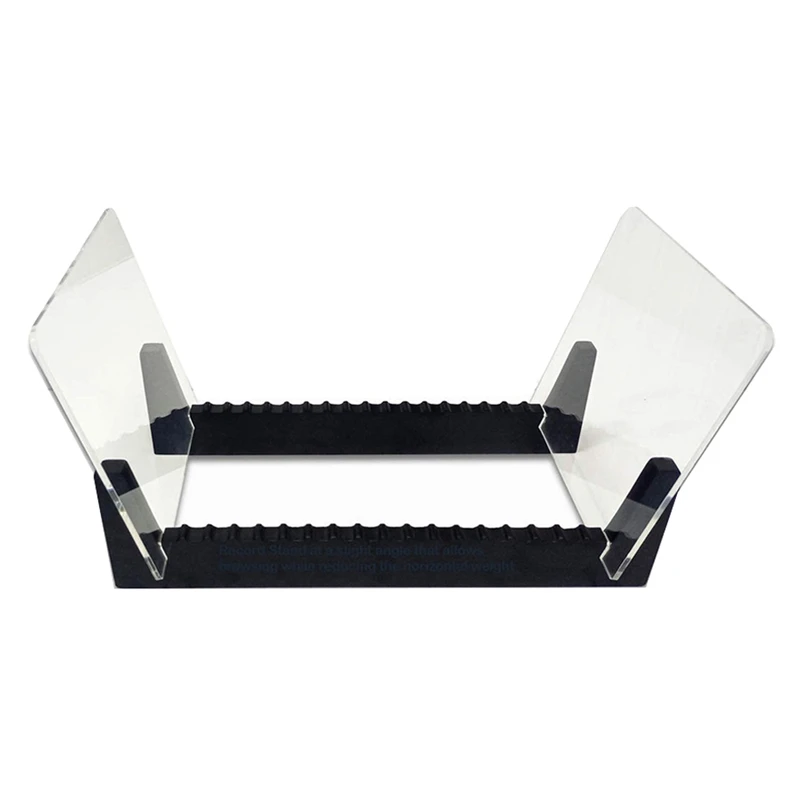 

Vinyl Record Storage Holder for 12 Inch 10 Inch LP Album, Acrylic Record Display Stand for Album Display and Storage