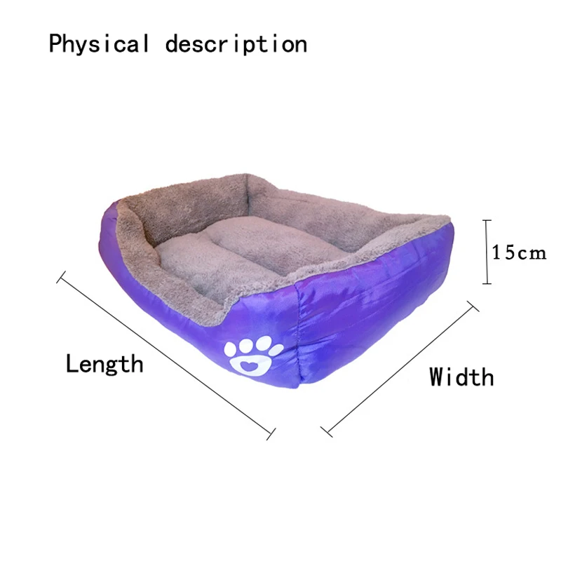 Cat and dog pet bed soft kennel house sleeping bag mat tent warm comfortable fleece | Дом и сад
