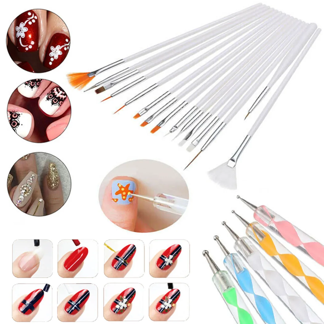 Nail brush set 15 | Brushes