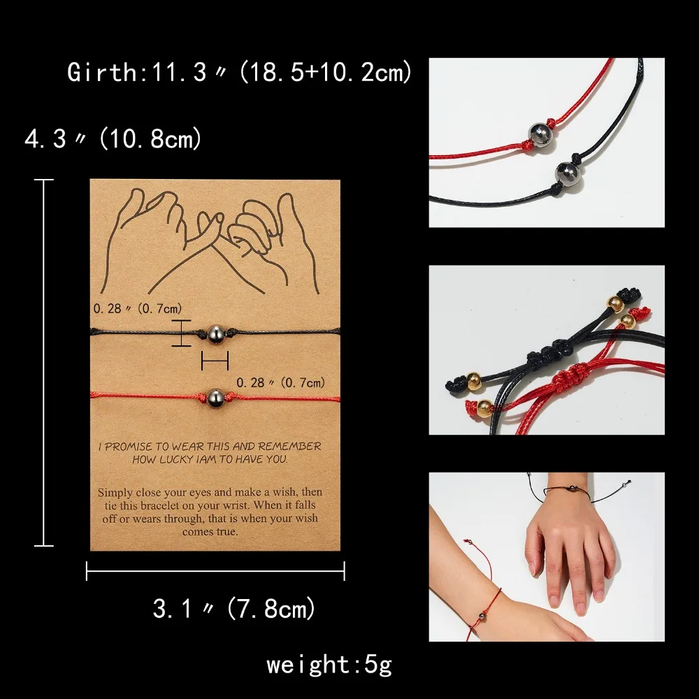 Belleper Make a Wish/Friendship/Mom Love Card Turtle Adjustable Fashion High Quality Bracelet Charm Female New Unique Jewelry