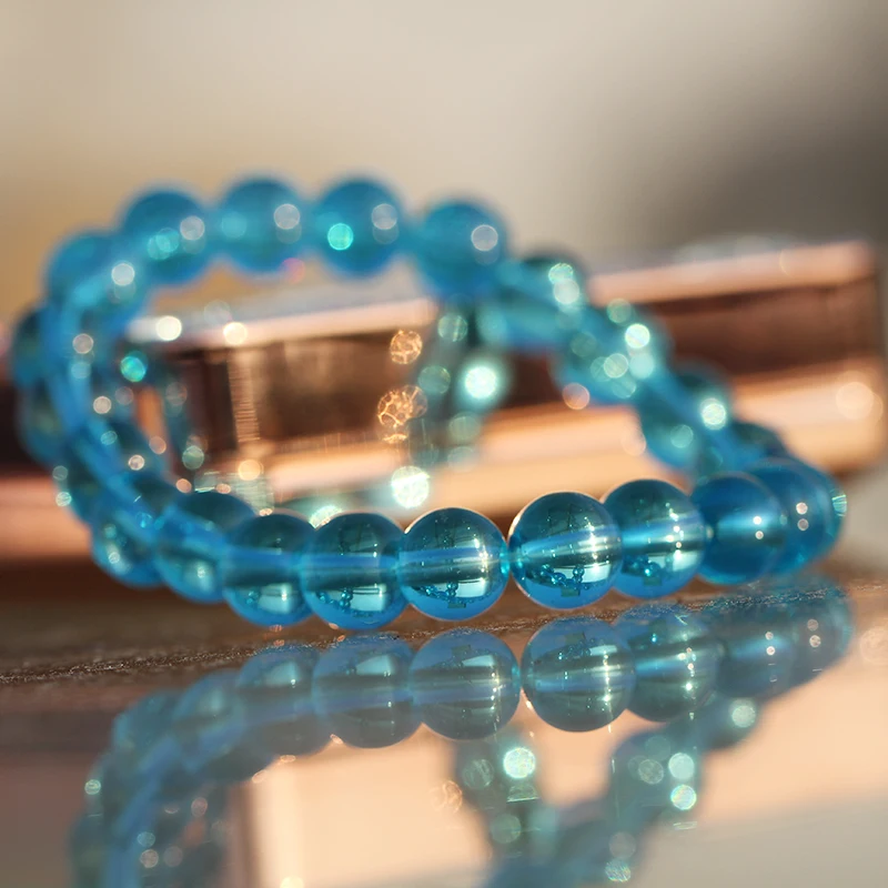 100 шт 8 мм хрустальные бусины браслет приносит счастливые и подарки для семьи