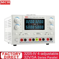 mch 4 channel adjustable linear dc power supply 32v 5a constant voltage constant current function benchtop supply