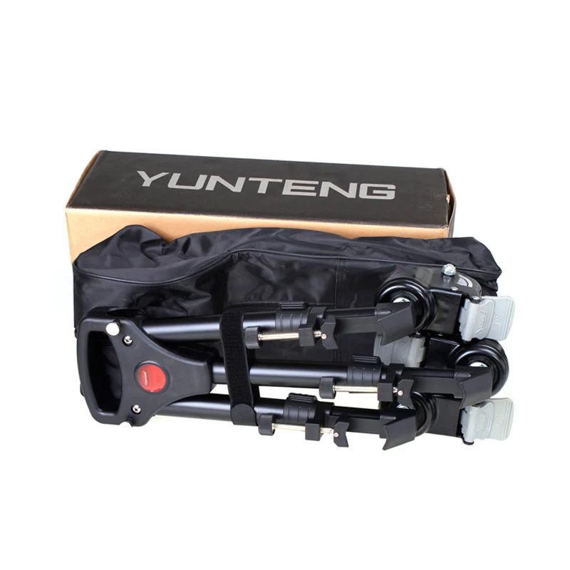 Складной штатив тележка для фото и видеосъемки с замком 3 колеса Yunteng 901|Треноги| |