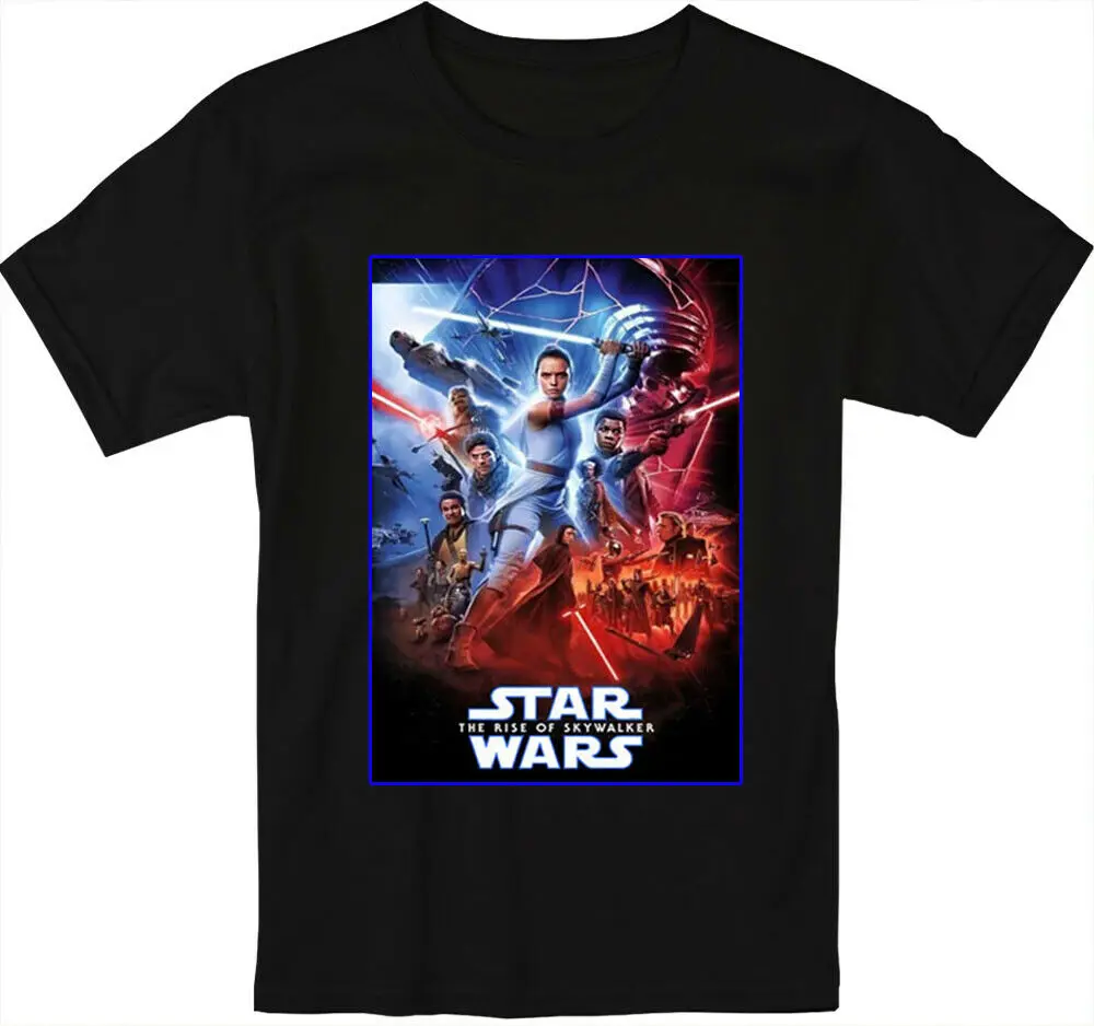 New Star Wars The Rise of Skywalker Poster Movie 2019 T Shirt Men S-5XL | Мужская одежда