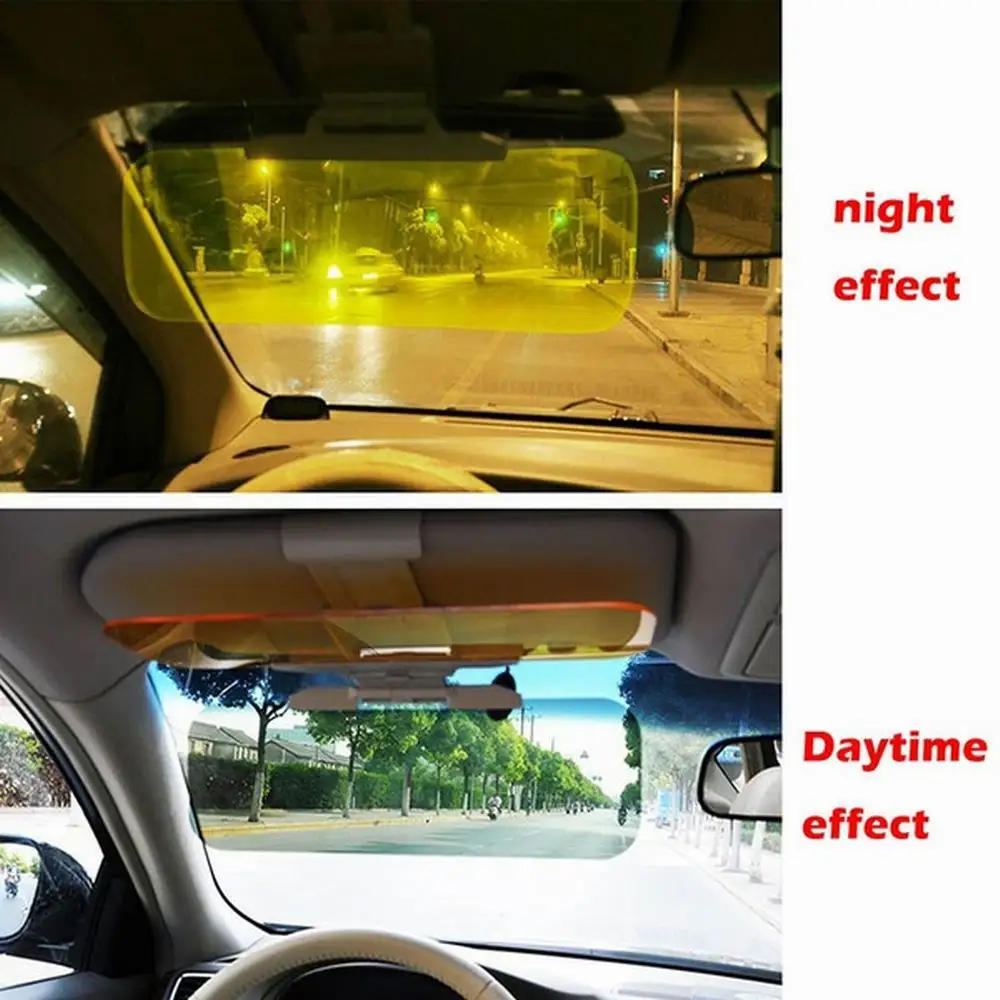 

Автомобильный солнцезащитный козырек для дневного и ночного использования противоослепляющие очки клипса для вождения автомобиля защитн...