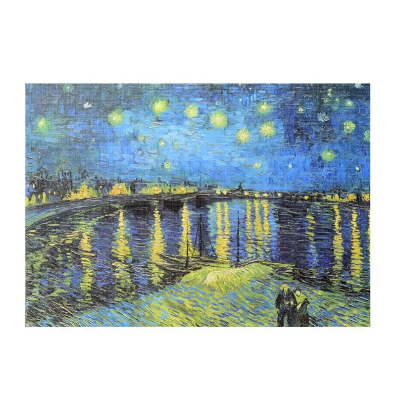 

3000 Pcs/Pack Famous Painting Puzzle Relieve Stress Thicken Assemble Jigsaw